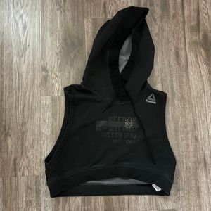 Reebok Cropped Combat Glory Hooded Sweatshirt